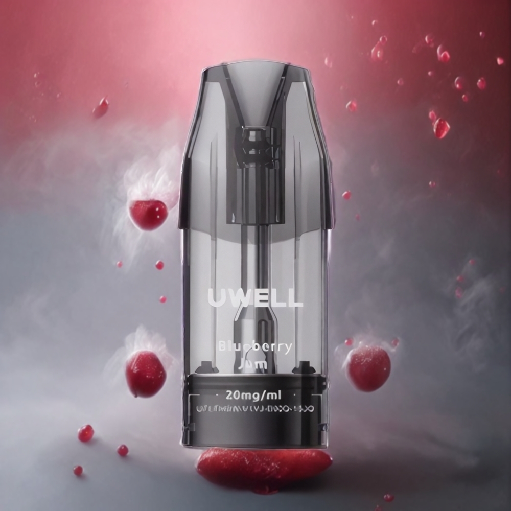 UWELL DQ600 Pod System Kirsebær Rosa Norge Engros 600 mAh Type-C 2 ml