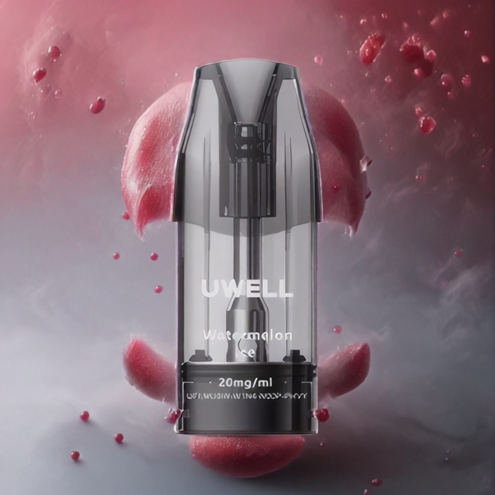 UWELL DQ600 Pod System Kirsebær Rosa Norge Engros 600 mAh Type-C 2 ml