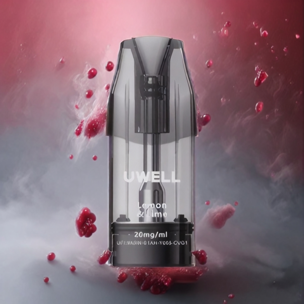 UWELL DQ600 Pod System Kirsebær Rosa Norge Engros 600 mAh Type-C 2 ml