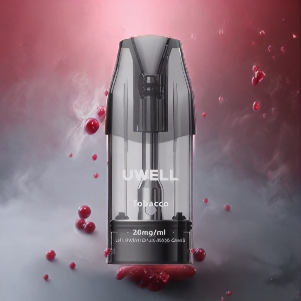 UWELL DQ600 Pod System Kirsebær Rosa Norge Engros 600 mAh Type-C 2 ml