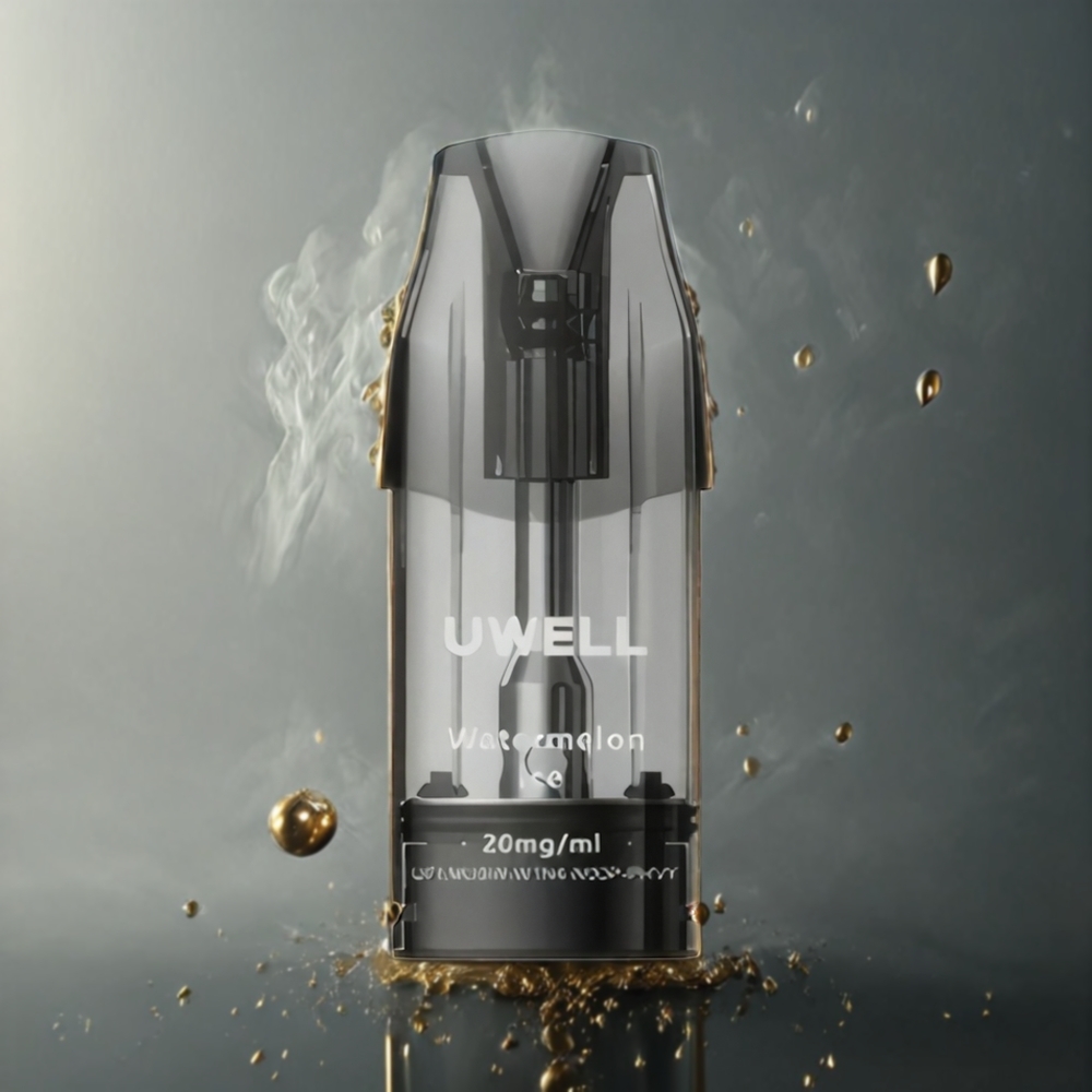 UWELL DQ600 Pod System Luksus Gull Norge Engros 600mAh Type-C 1.2 ohm Mesh Coil