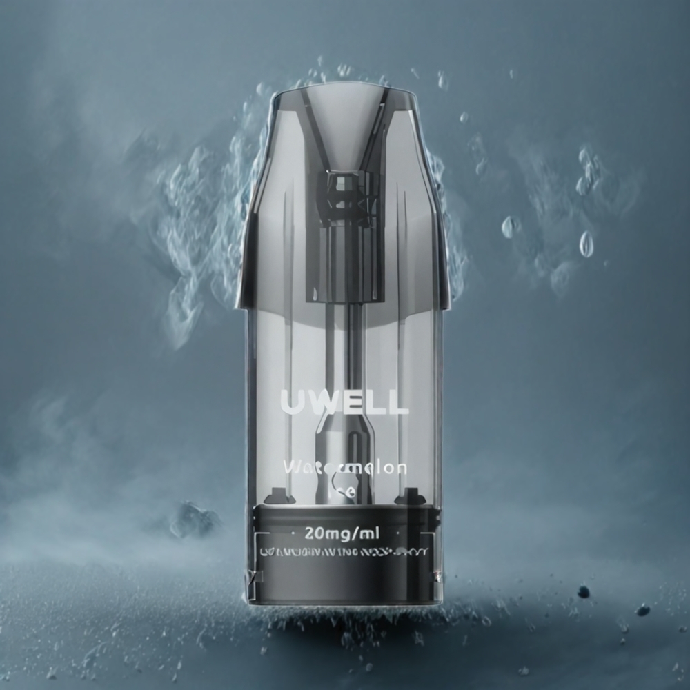 UWELL DQ600 Pod System Sølvgrå Norge Engros 1.2 ohm Mesh Coil 600 mAh 2 ml