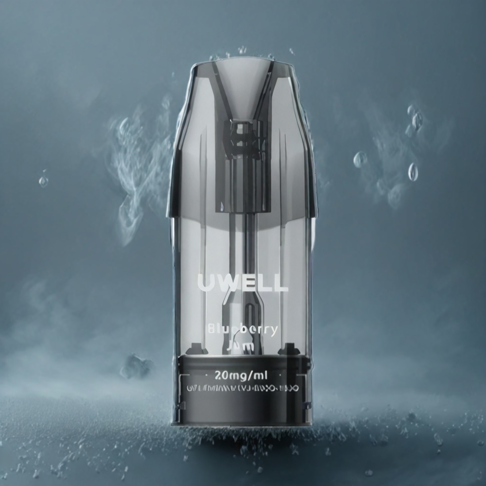 UWELL DQ600 Pod System Sølvgrå Norge Engros 1.2 ohm Mesh Coil 600 mAh 2 ml