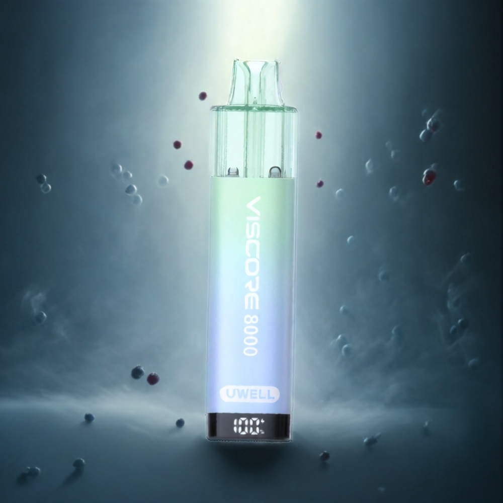 UWELL VISCORE 8000 Norge Engros Pod System Blåbær Sur Bringebær 1900 mAh Type-C