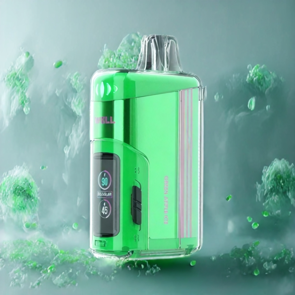 UWELL VISCORE A18000 2-munn Dual Mesh 750 mAh TYPE-C Grønneple Is Norge Engros