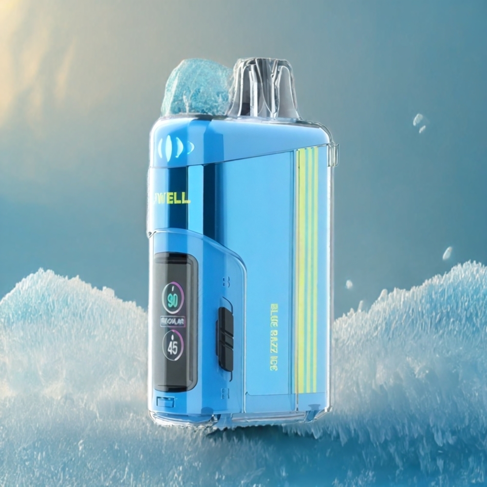 UWELL VISCORE A18000 Pod System Blå Bringebær Is Norge Engros Dual Mesh 20 ml 750 mAh TYPE-C