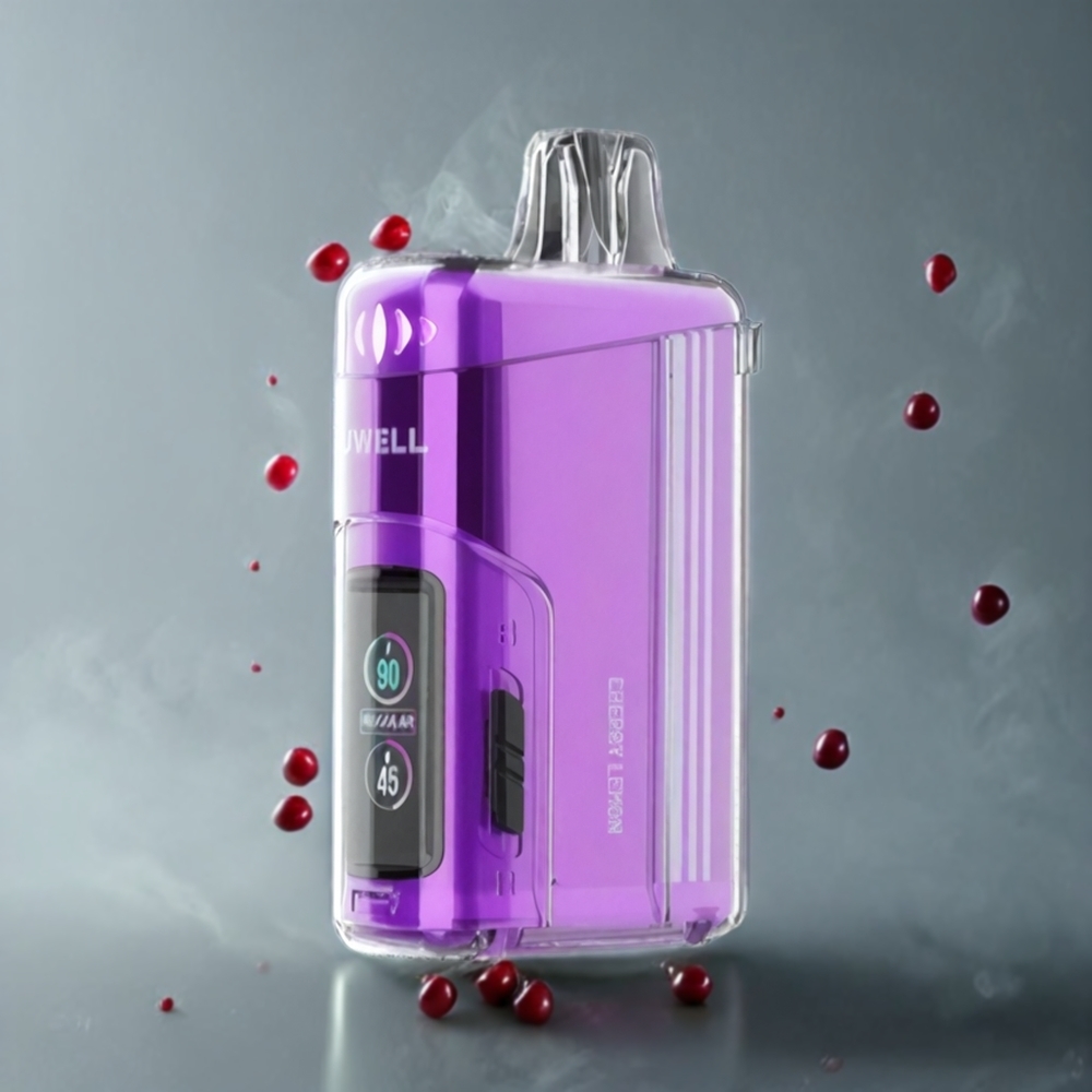 UWELL VISCORE A18000 Pod System Kirsebær Sitron Norge Engros Dual Mesh 20 ml