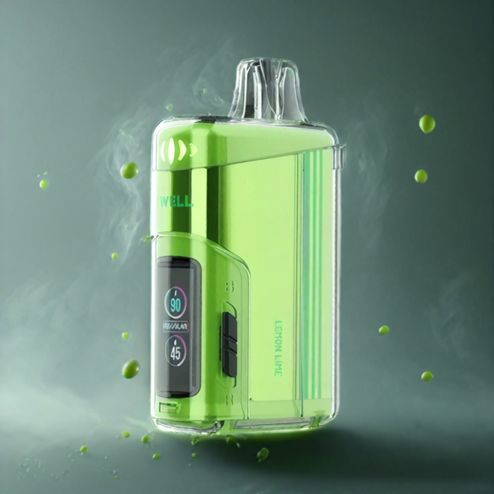 UWELL VISCORE A18000 Pod System Sitron Lime Norge Engros Dual Mesh 20 ml 750 mAh