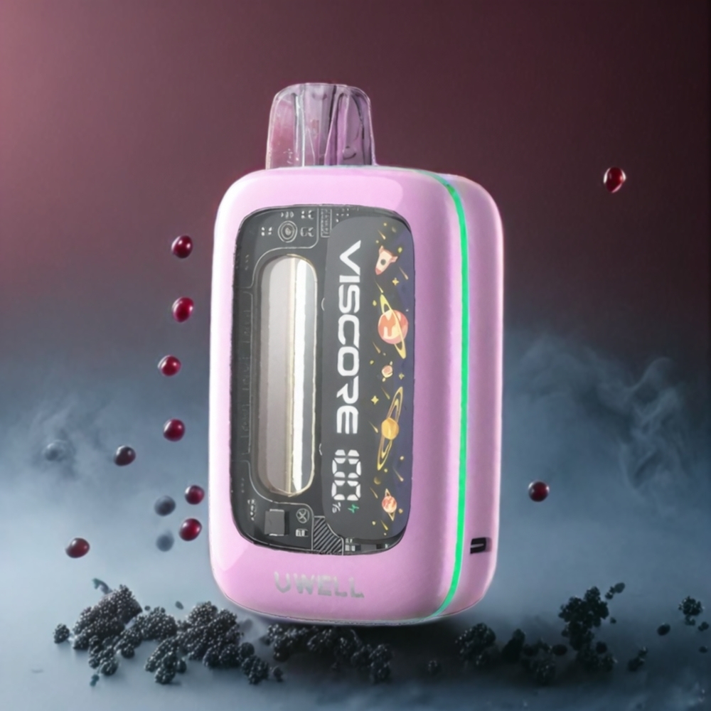 UWELL VISCORE C30000 Pod System Sur Bringebær Druer Norge Engros 1000mAh 20ml 1.0ohm