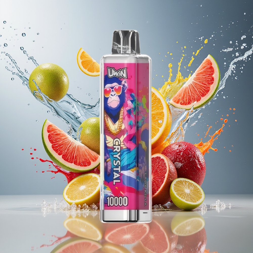 UWIN Crystal 10000 Puffs Engros Norge RGB LED Lady Killa