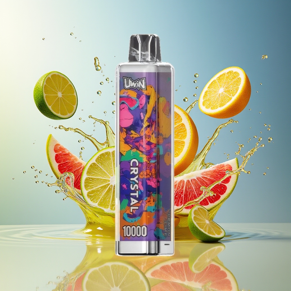 UWIN Crystal 10000 Puffs Engros Norge RGB Sitron Lime