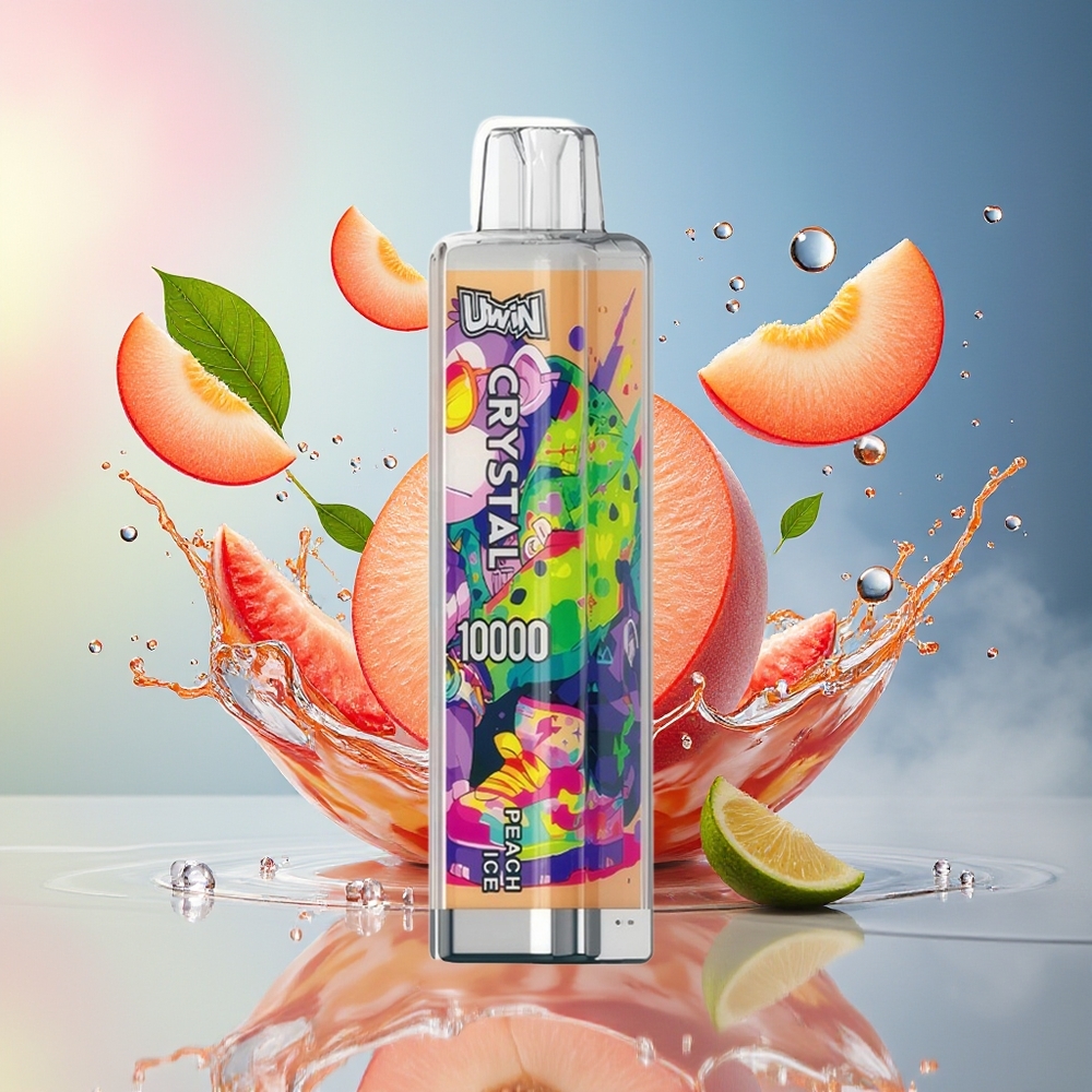UWIN Crystal 10000 Puffs RGB Lys Peis Is Norge Engros