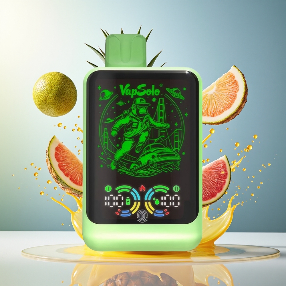 VapSolo GALAXY 30000 Puffs Norge Engros 40ml Ananas Kokos Type-C 850mAh