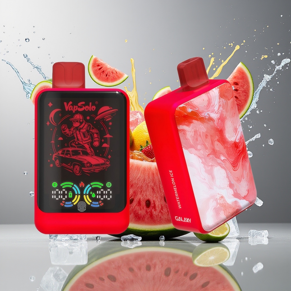 VapSolo GALAXY 30000 Puffs Norge Engros Type-C 850Mah Vannmelon Is