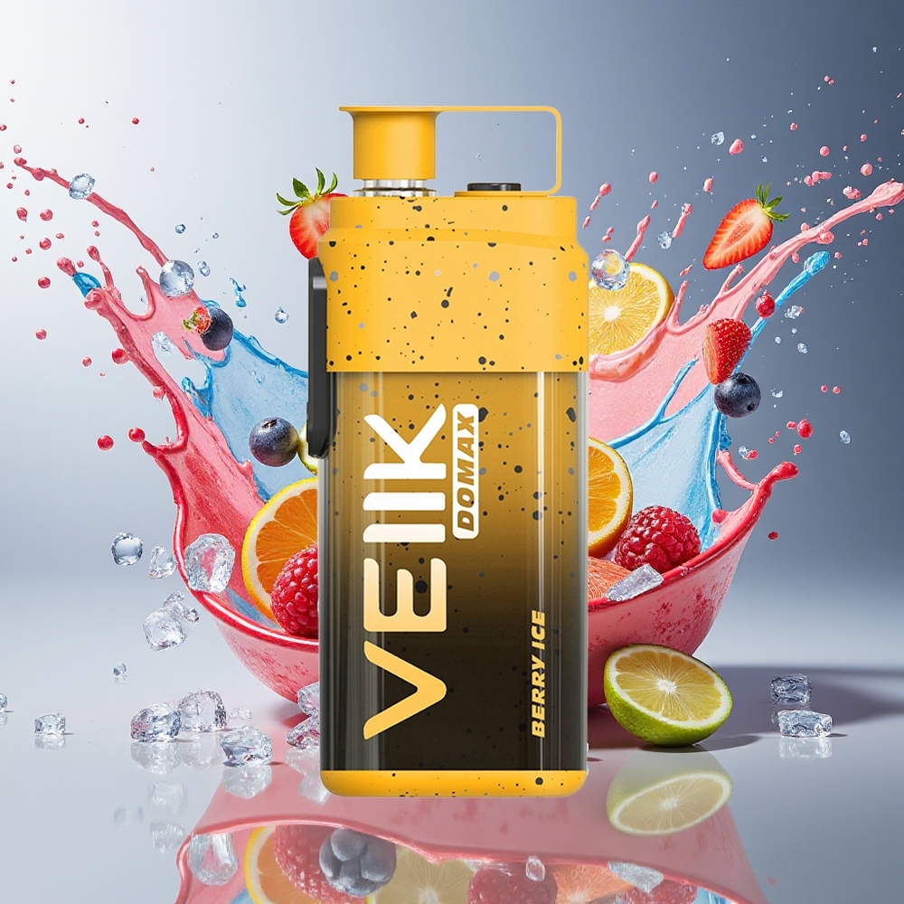 VEIIK DOMAX 20000 Puffs Norge Engros Bær Is med 25ML E-væske og 850 mAh Batteri