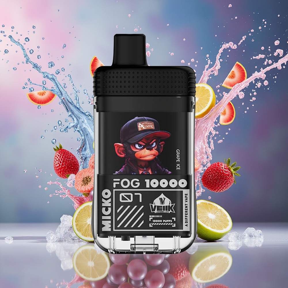 VEIIK MICKO FOG 10000 Puffs Engros Norge Type-C 500mAh 1.1ohm Drupeis