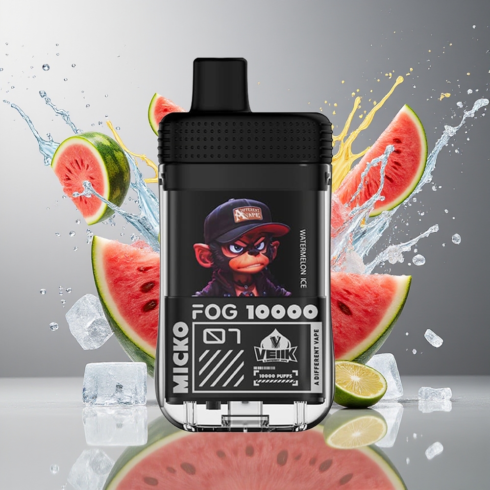 VEIIK MICKO FOG 10000 Puffs Norge Engros Engangsdamper Vannmelon Is 500mAh Type-C