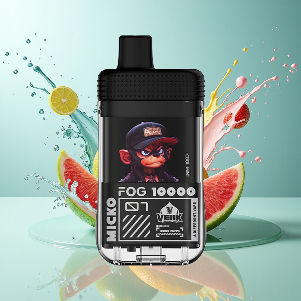 VEIIK MICKO FOG 10000 Puffs Norge Engros Kjølig Mynte Type-C 500mAh 1.1ohm