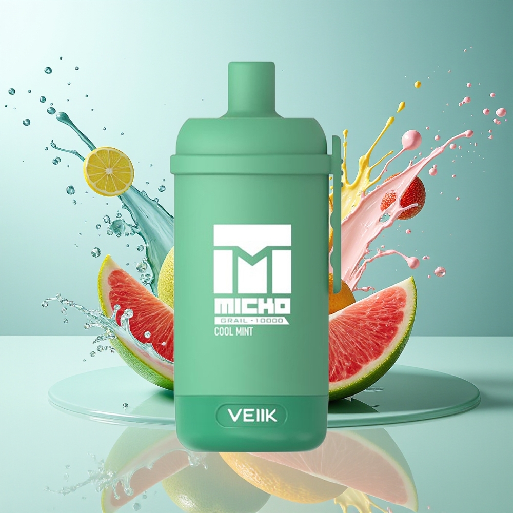 VEIIK MICKO GRAIL 10000 Puffs 600mAh 1.0ohm Norge Engros Kjølig Mynte