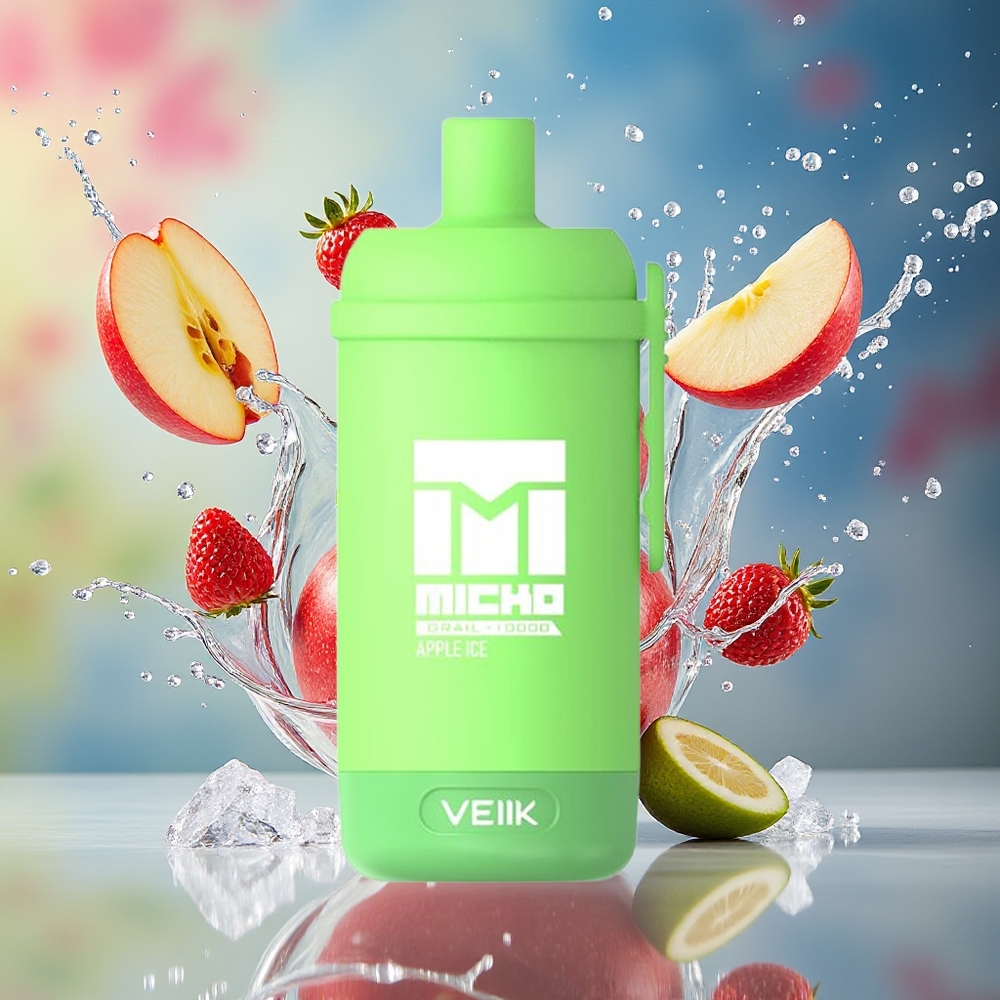 VEIIK MICKO GRAIL 10000 Puffs Norge Engros Epleis 1.0ohm Mesh 600mAh PC