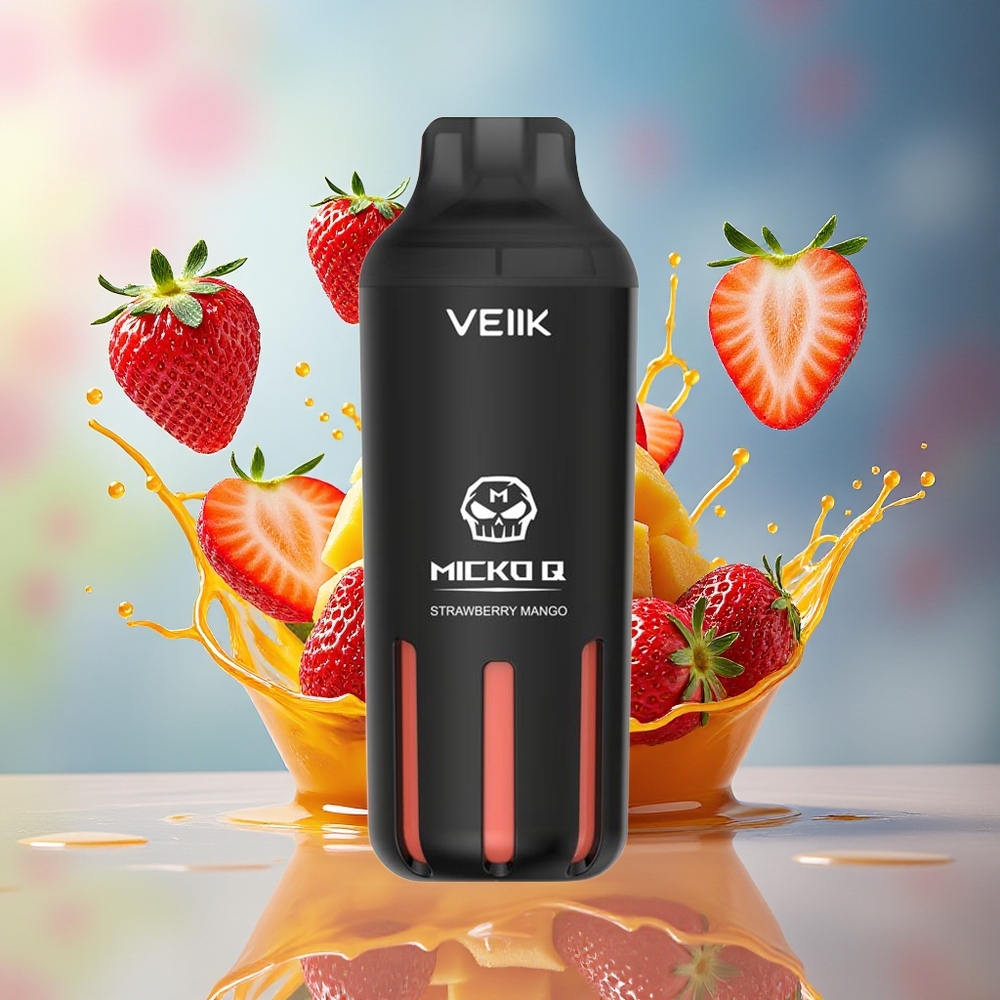 VEIIK MICKO Q 5500 Norge Engros 15ml 1300mAh Jordbær Mango