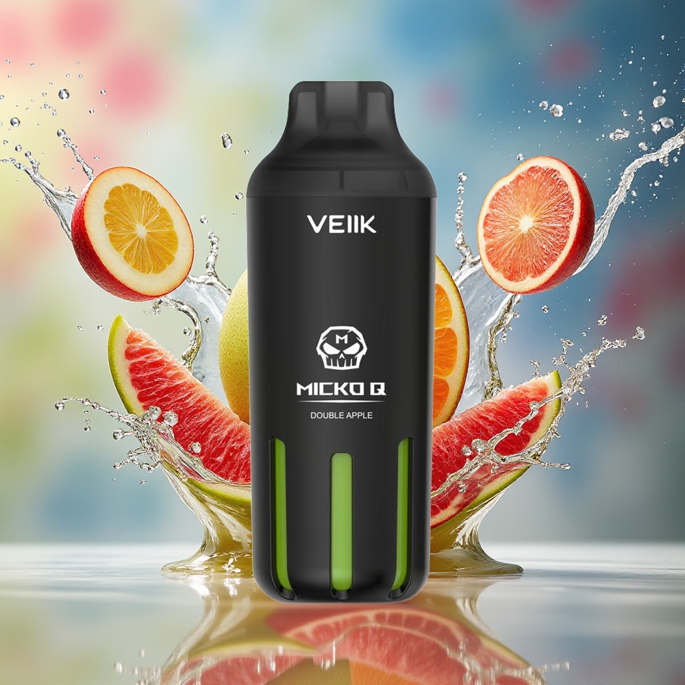 VEIIK MICKO Q 5500 Norge Engros 15ml 1.0ohm 1300mAh Dobbel Eple