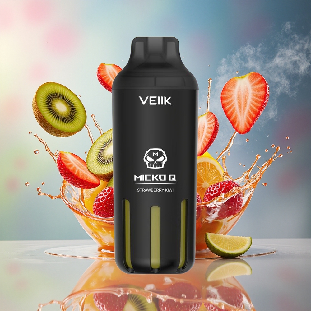 VEIIK MICKO Q 5500 Norge Engros Jordbær Kiwi 15ml 1300mAh 1.0ohm Mesh