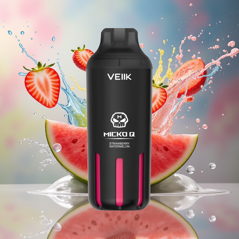 VEIIK MICKO Q 5500 Puffs 15ml 1300mAh Norge Engros Jordbær Vannmelon