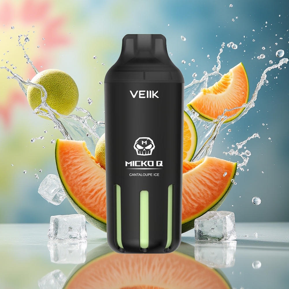 VEIIK MICKO Q 5500 Puffs 15ml 1300mAh Norge Engros Melon Is