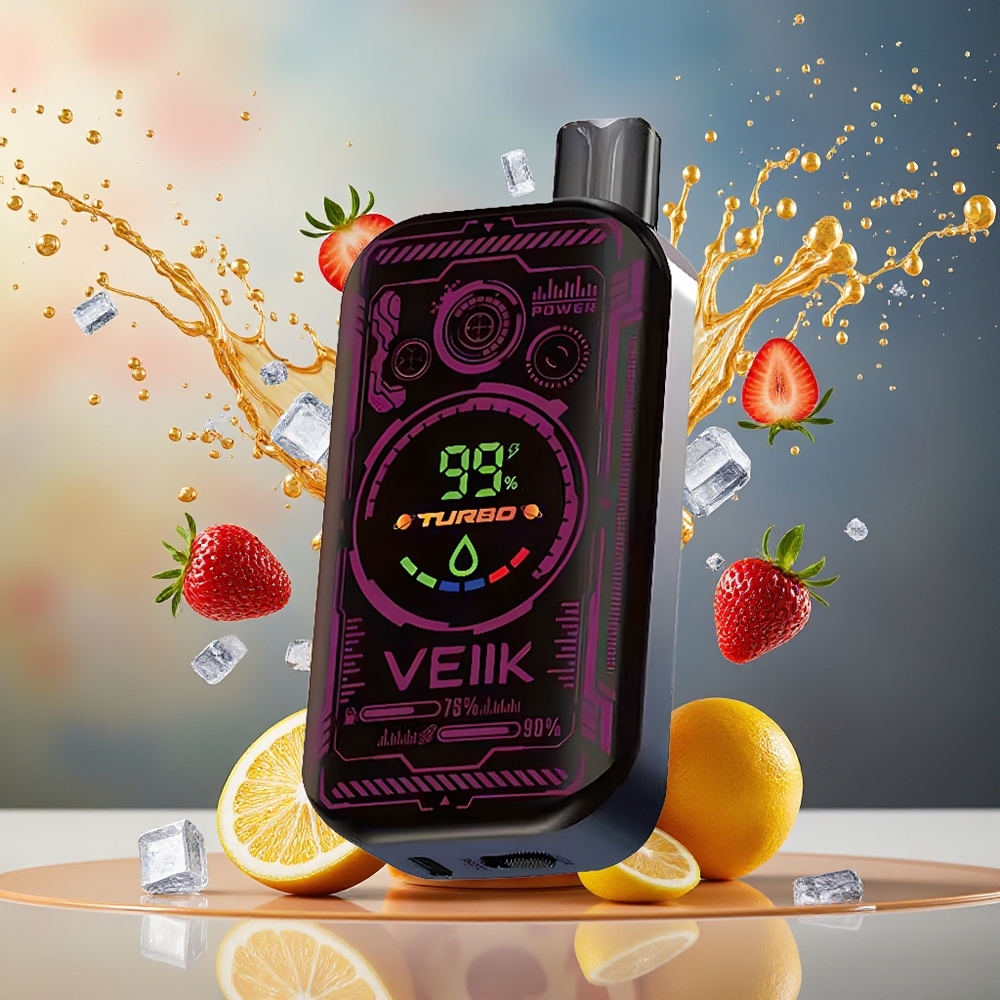 VEIIK SPACE MIST 25000 Puffs Norge Engros 20ML 650MAH Kaffe Is Dual Mesh Coil