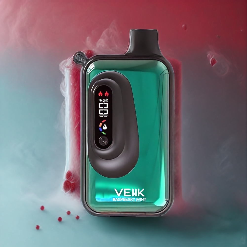 VEIIK SPACE VKK 20000 Norge Engros Dynamisk LCD Bringebær Mynte Type-C Opladbar 650mAh