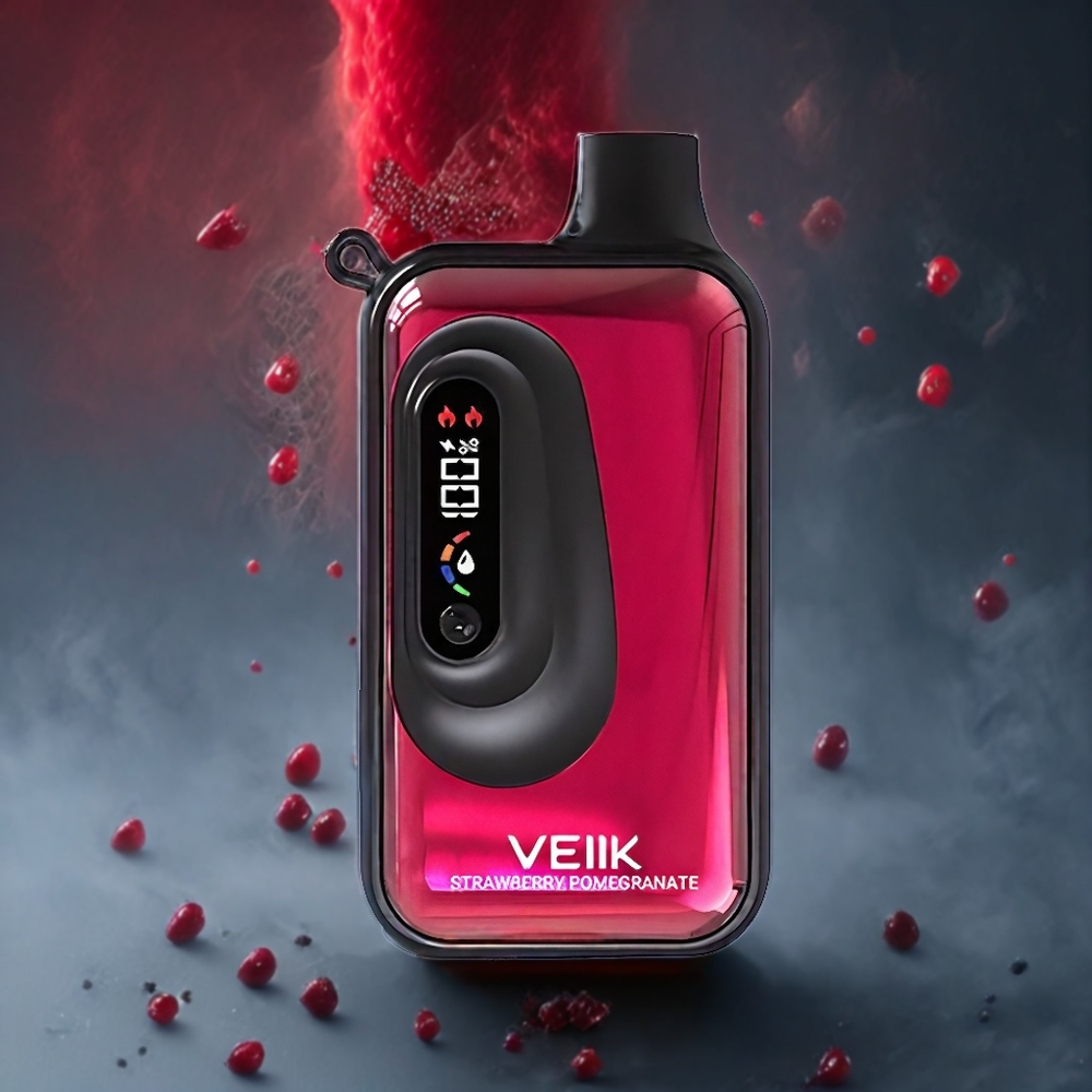 VEIIK SPACE VKK 20000 Puffs Type-C LCD Norge Engros Jordbær Granateple