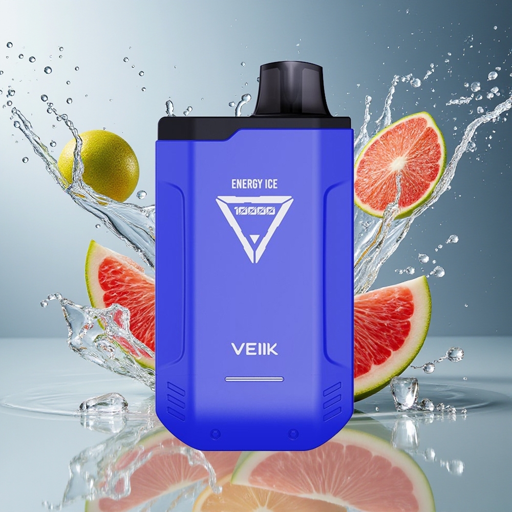 VEIIK X SPACE 10000 Puffs Energi Is Norge Engros 18ML USB-C Mesh 1.1ohm