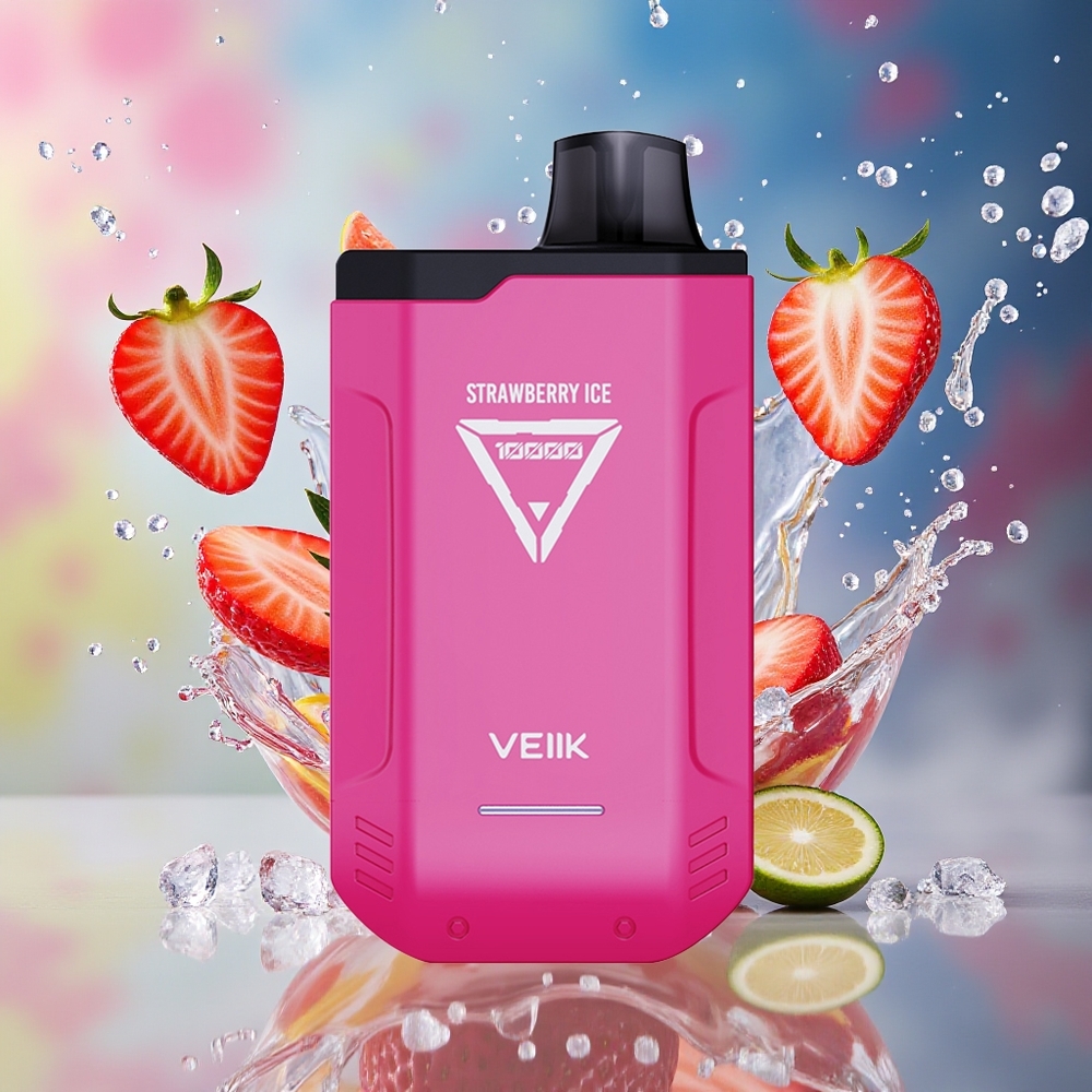 VEIIK X SPACE 10000 Puffs Engros Norge 18ML 500mAh USB-C Jordbær Is