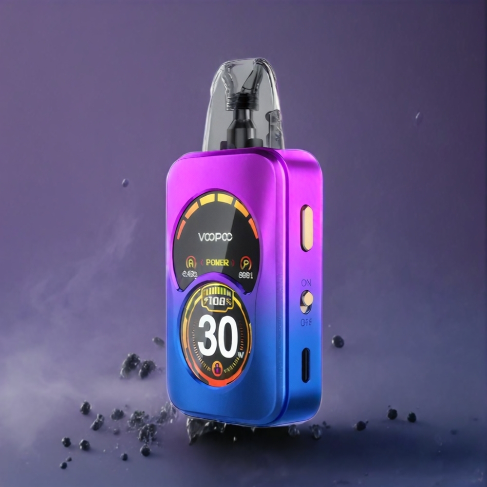 VOOPOO Argus A 2-munns Norge Engros Vape Kit Spøkelseslilla 1100mAh Type-C 5W-30W 3ml