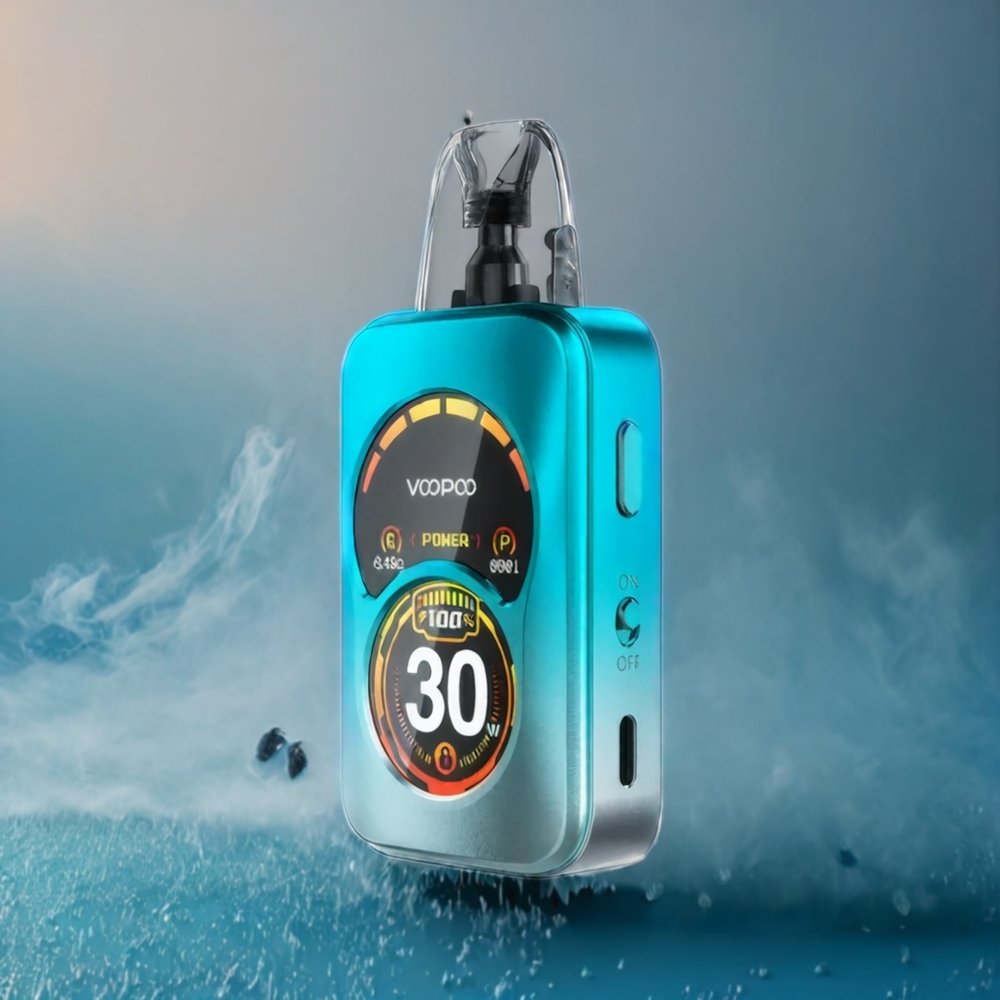VOOPOO Argus A 2-munns Vape Kit Azurblå Norge Engros med 1100mAh batteri og Type-C lading