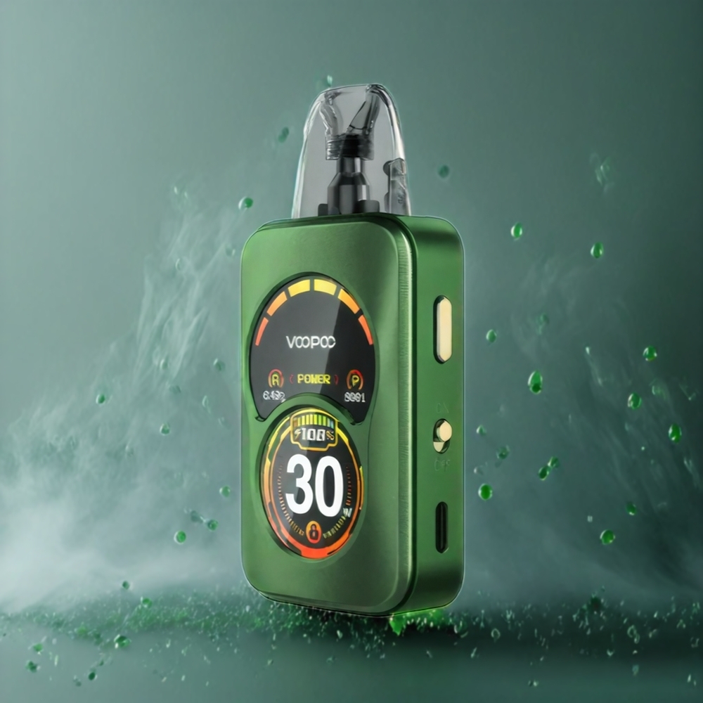 VOOPOO Argus A 2-munns Vape Kit Racing Grønn 1100mAh Type-C Norge Engros