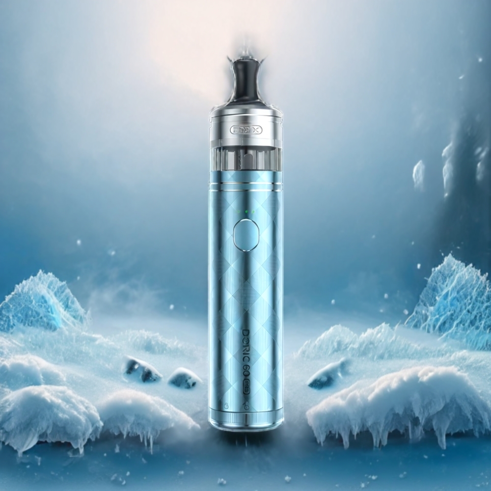 VOOPOO Doric 60 Pro Vape Kit Snøblå Norge Engros med 2500 mAh og 5ml