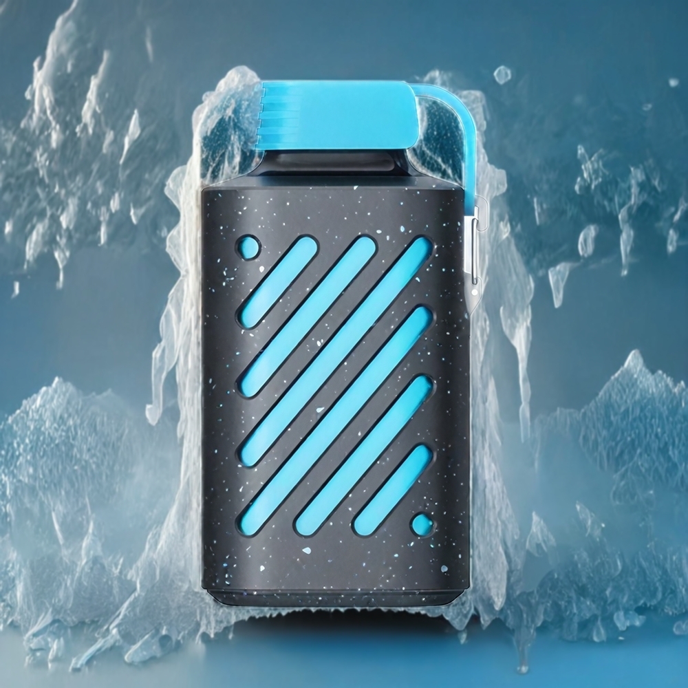 VOZOL GEAR 10000 Engangs Vape Blå Bringebær Is Norge Engros 10000 Puffs 20 ml VAMT Mesh Coil