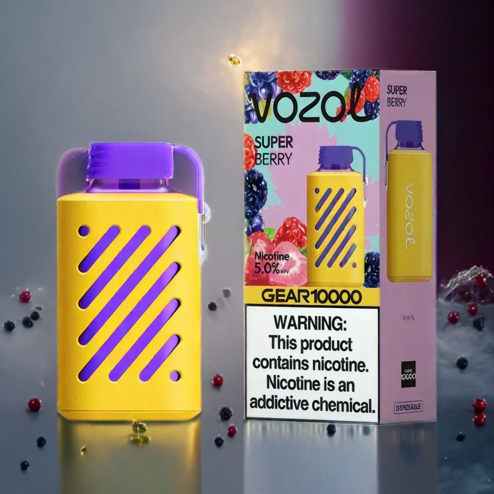 VOZOL GEAR 10000 Engangs Vape Superbær Norge Engros 10000 Puffs 20ml VAMT Mesh Coil