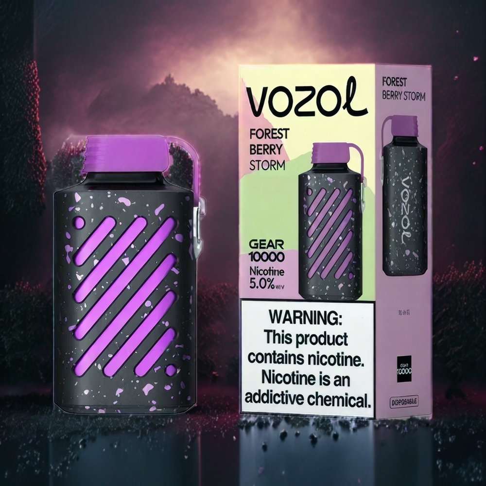 VOZOL GEAR 10000 Norge Engros Skogbær Storm 10000 Puff 20ml VAMT MESH 50mg/ml