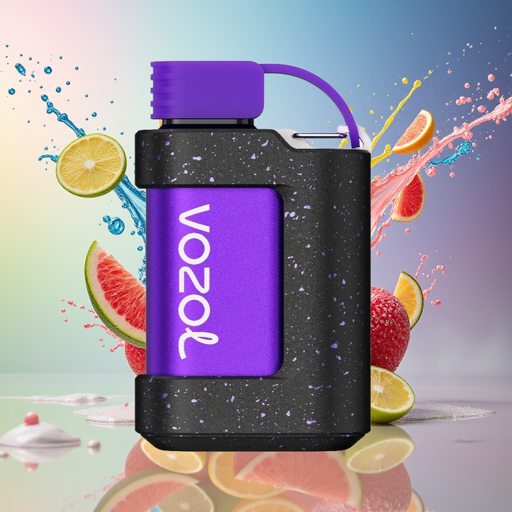 VOZOL Gear 7000 15mL 500mAh Fjernbar Munnstykke Regnbue Sukker Norge Engros