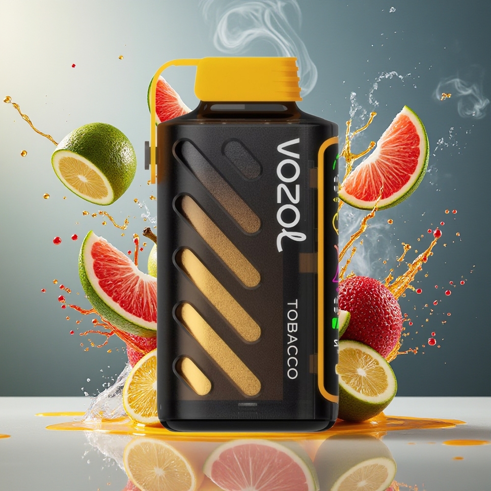 VOZOL Gear Power 20000 Puffs Norge Engros Dual Mesh Coil Full Skjerm 20mL Tobakk