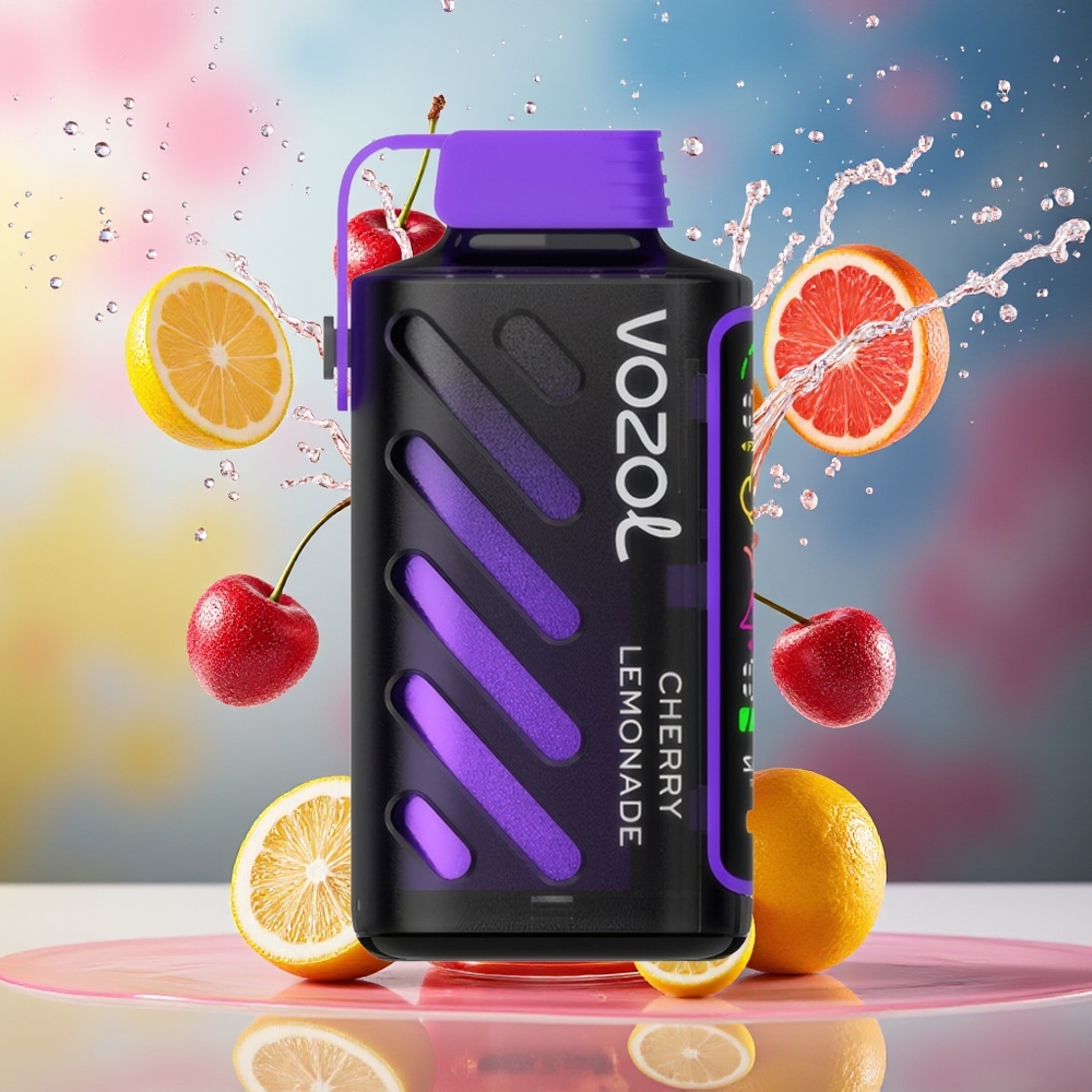 VOZOL Gear Power 20000 Puffs Norge Engros Kirsebær Sitronade Dual Mesh Coil 20mL