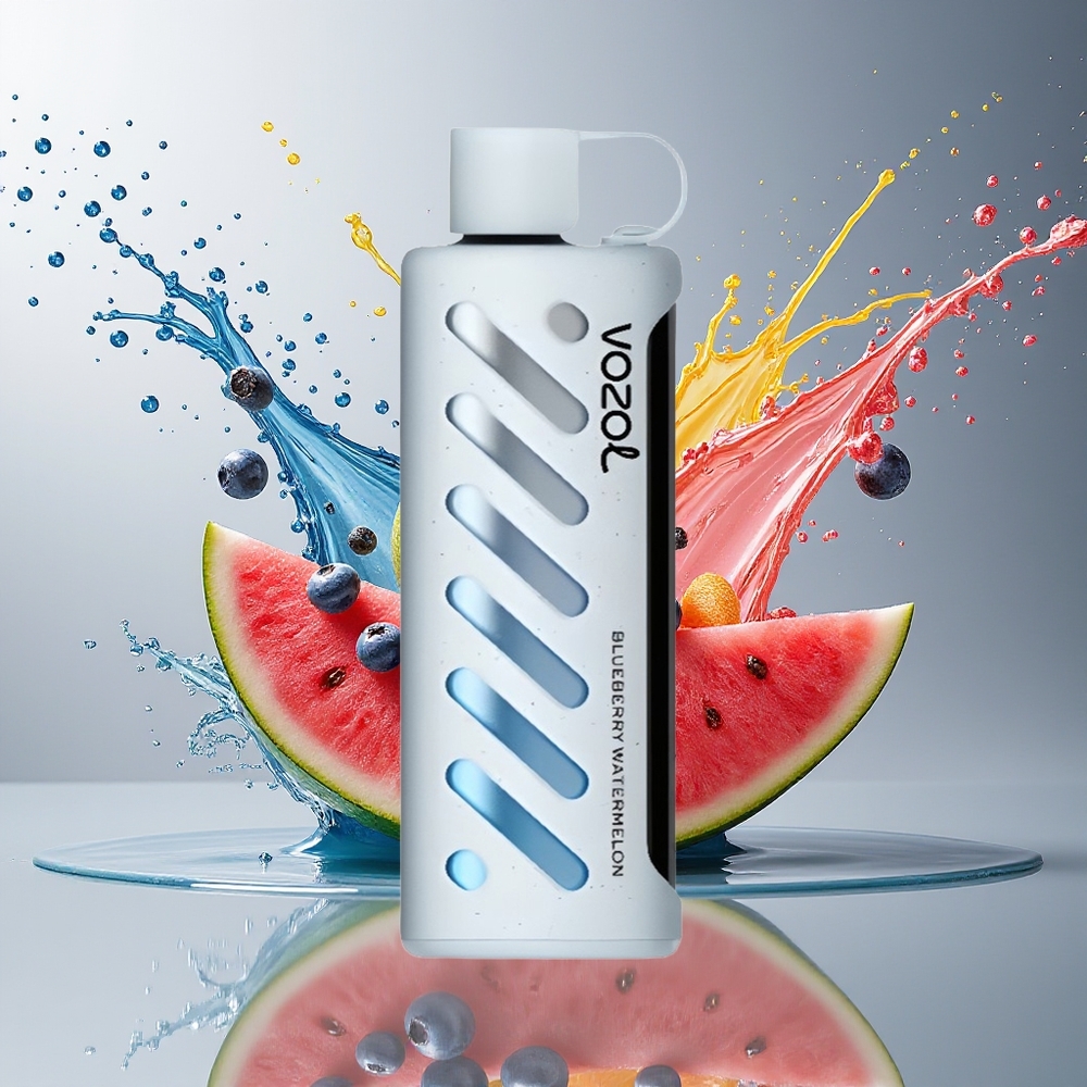 VOZOL Gear Shisha 25000 Puffs Norge Engros Blåbær Vannmelon S.i.L.C Tech Dual Mesh