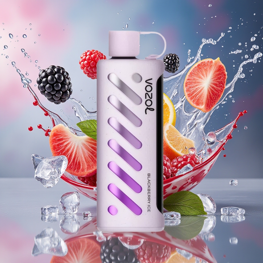 VOZOL Gear Shisha 25000 Puffs Norge Engros Dual Mesh Dual Modes Bjørnebær Is