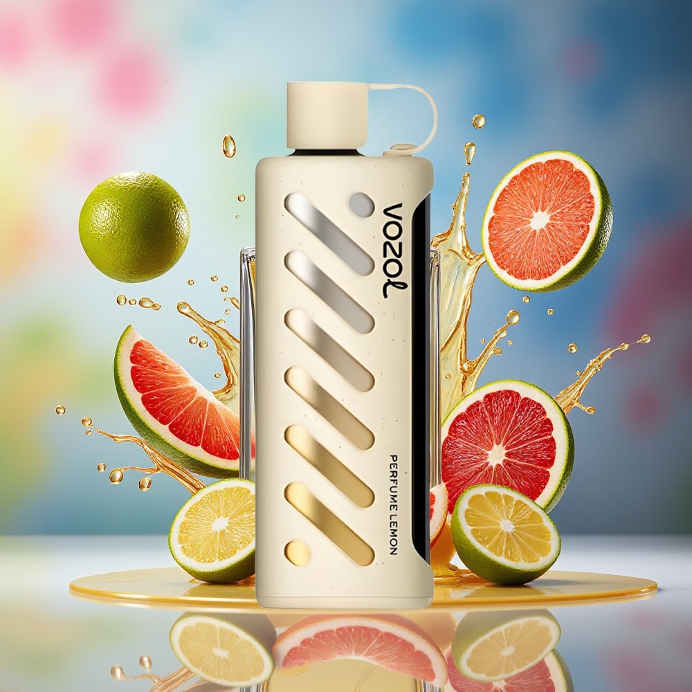 VOZOL Gear Shisha 25000 Puffs Norge Engros Sitronsmak Dual Mesh 1000mAh 3mg/5mg