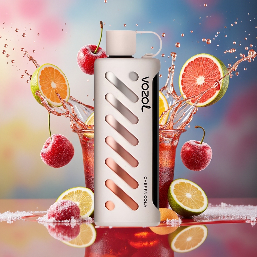 VOZOL Gear Shisha 25000 Puffs Norsk Engros Dual Mesh 1000mAh Kirsebær Cola