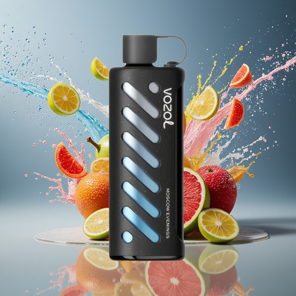 VOZOL Gear Shisha 25000 Puffs S.i.L.C Tech Dual Mesh Norge Engros Moskva Kvelder