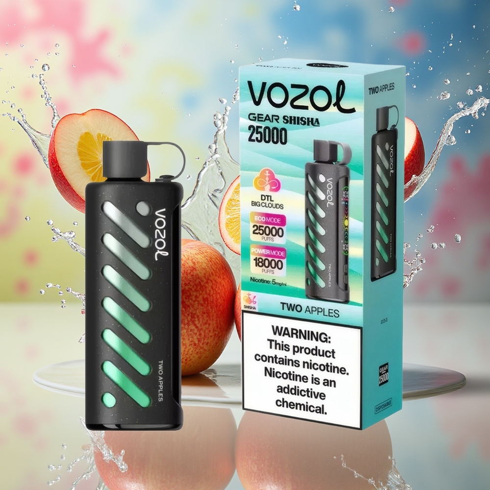 VOZOL Gear Shisha 25000 Puffs To Epler Norge Engros med S.i.L.C Tech og 1000mAh